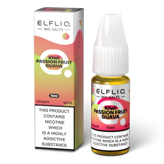 elfliq_nic_salts_10ml_kiwi_passion_fruit_guava_20mg
